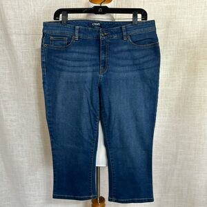 NWOT Chaps medium-wash cropped petite jeans!